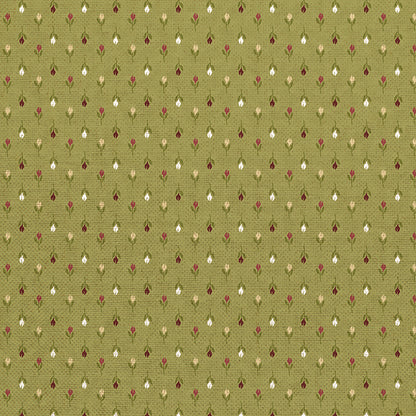 Stitched Tulips - Green