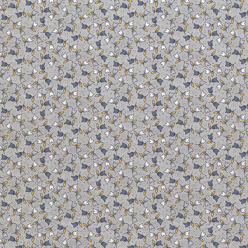 Ditsy Tulip - Blue