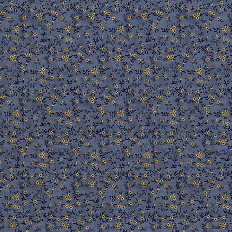 Stippled Branches - Blue