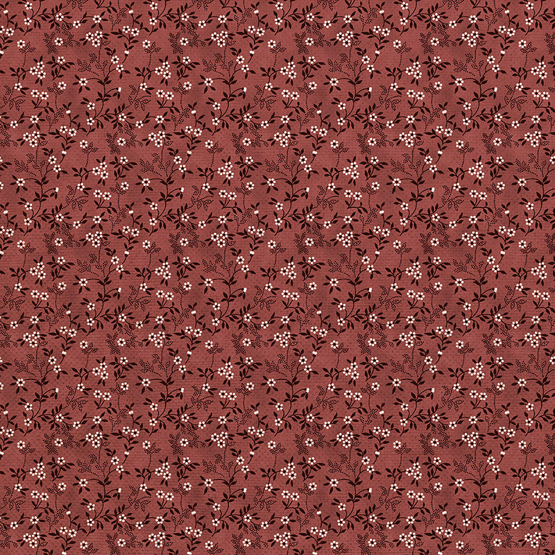 Stippled Branches - Red