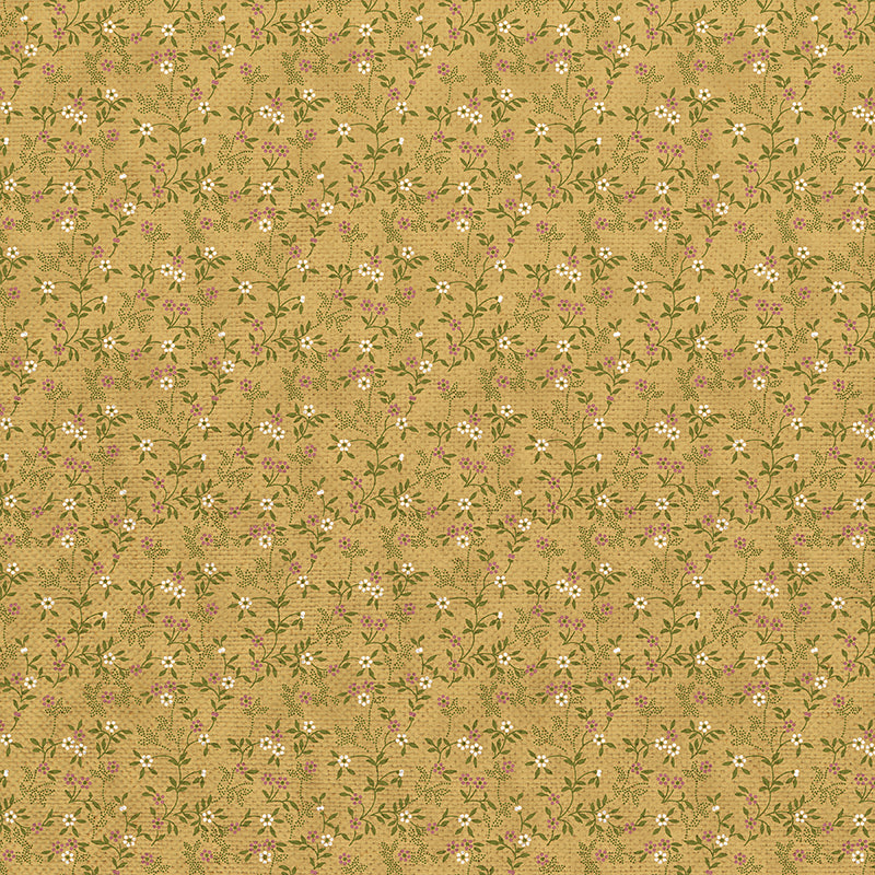 Stippled Branches - Gold