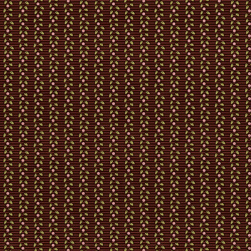 Leaf Stripe - Brown