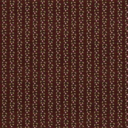 Leaf Stripe - Brown