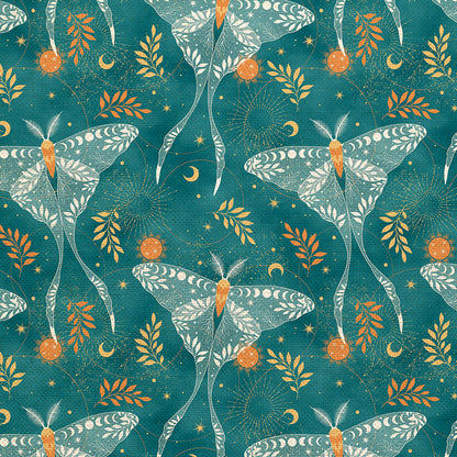 Luna Moth - Teal