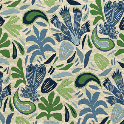 Abstract Shapes - Blue/Green
