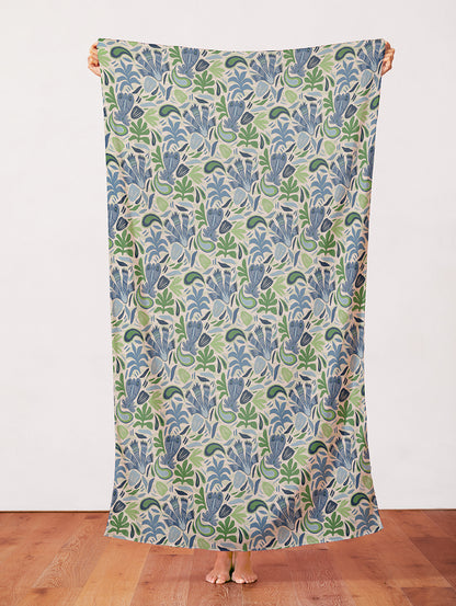 Abstract Shapes - Blue/Green