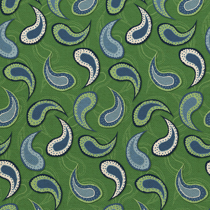 Paisley Toss - Blue/Green