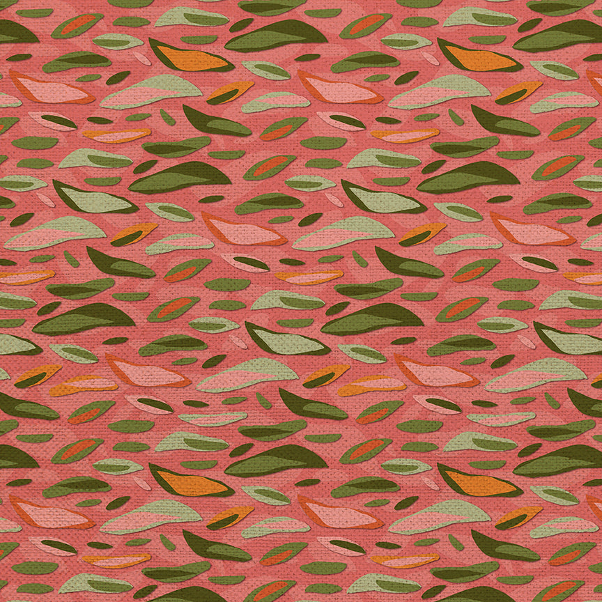 Layered Leaves - Pink/Green
