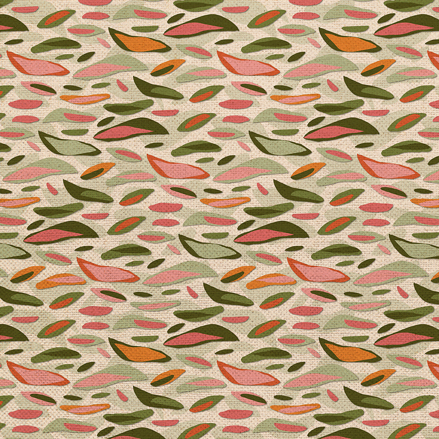Layered Leaves - White/Green