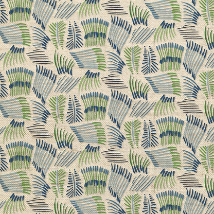 Fanning Lines - Blue/Green