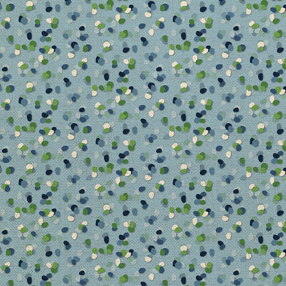 Ditsy Dots - Blue/Green