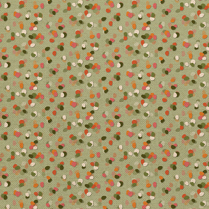 Ditsy Dots - Green/Pink