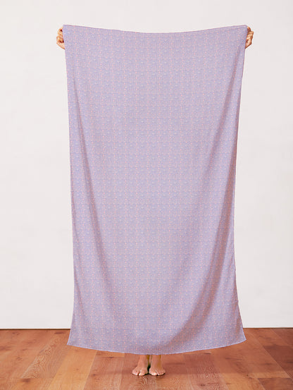 Squares - Pink on Purple