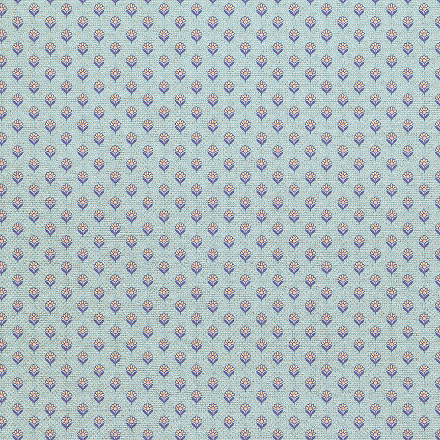 Dots and Daisies - Blue
