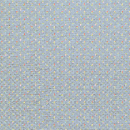 Stitched Tulips - Blue/Pink