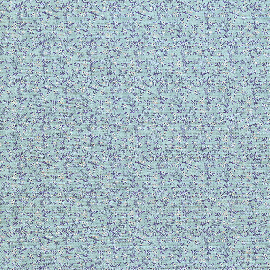 Stippled Branches - Blue/Purple