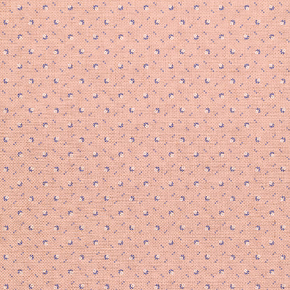 Dots and Diamonds - Blue on Pink