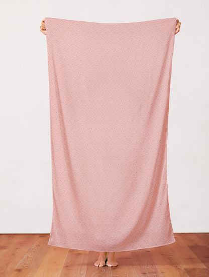 Dots and Diamonds - Blue on Pink