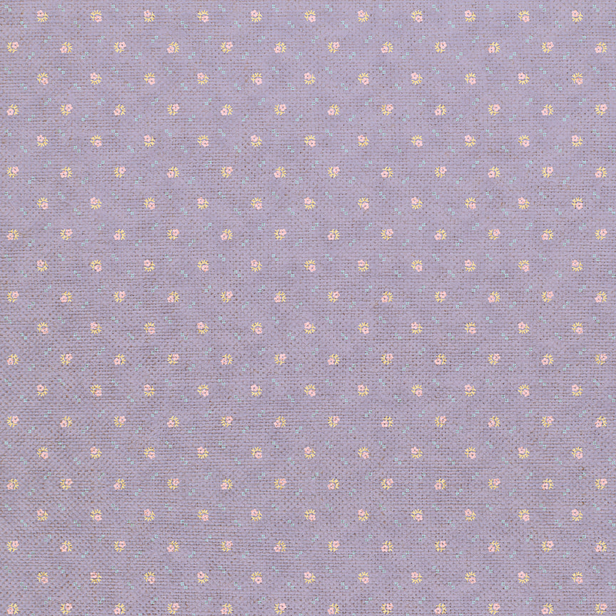 Dots and Diamonds - Pink on Purple
