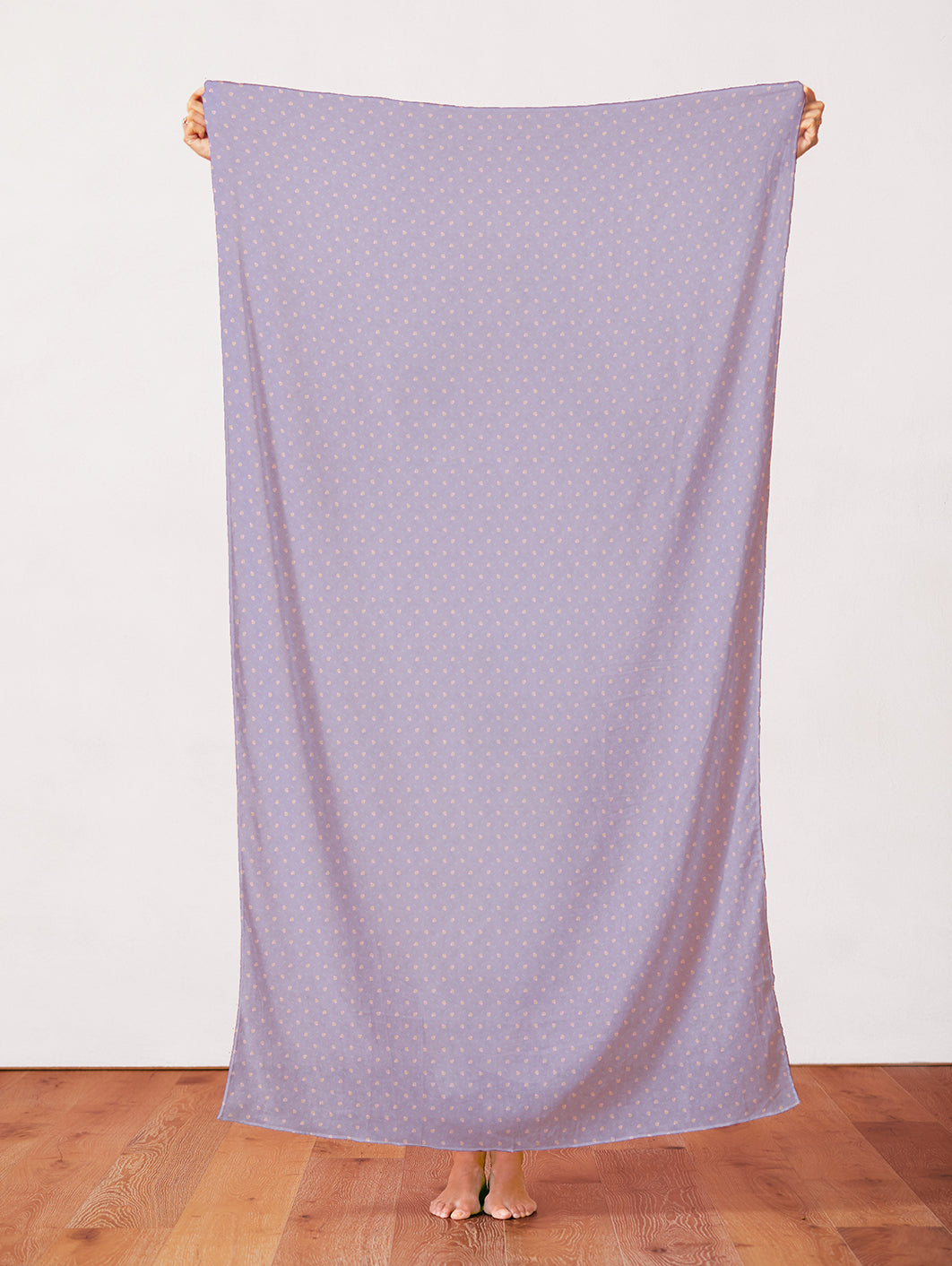 Dots and Diamonds - Pink on Purple