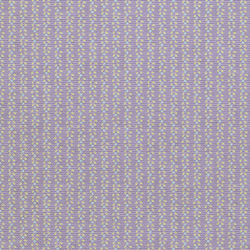 Leaf Stripe - Purple/Green