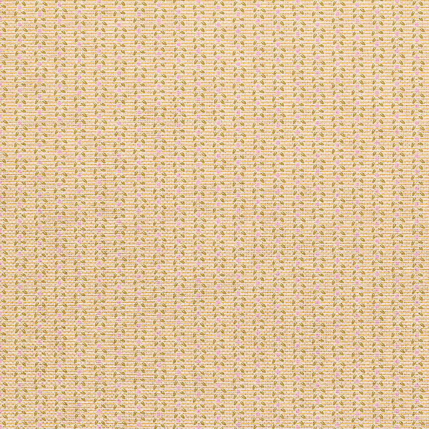 Leaf Stripe - Pink/Green