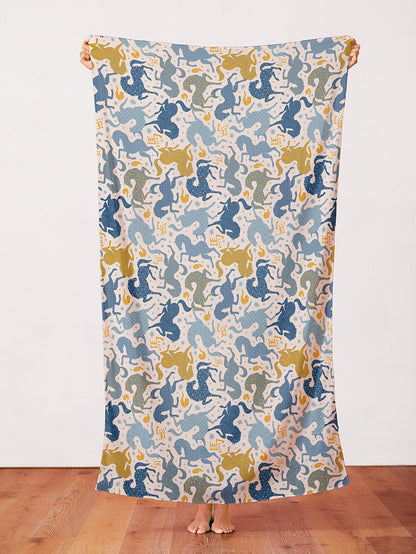 Year of the Horse - Blue/Gold