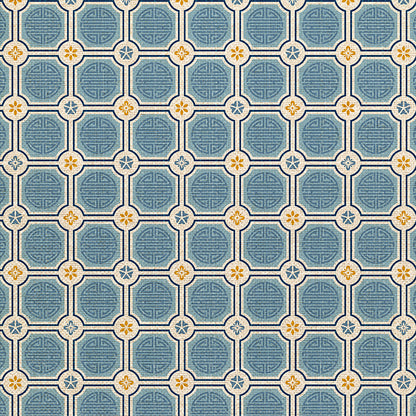 Geometric Symbols - Blue/Gold