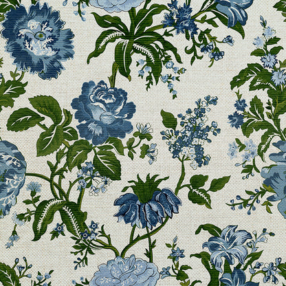Grandma's Wallpaper - Blue