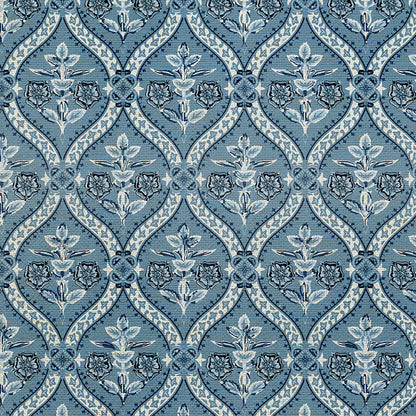 Folk Damask - Blue