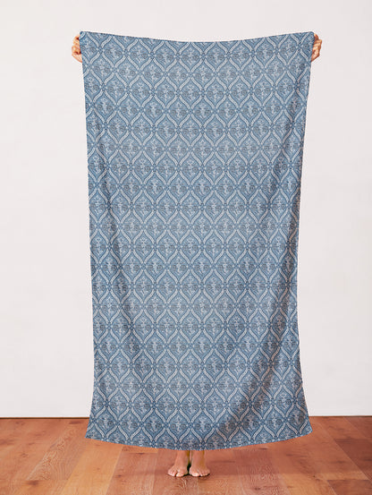 Folk Damask - Blue