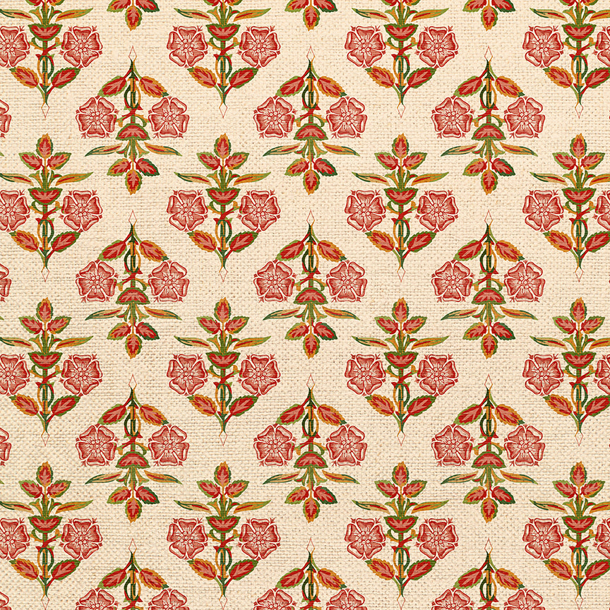 Ornamental Garden - Red/Gold