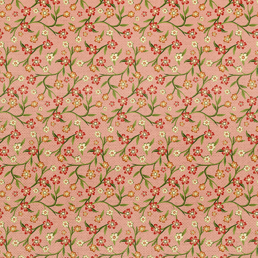 Floral Vines - Pink