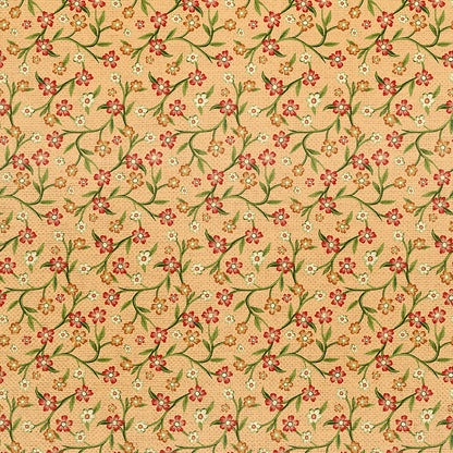 Floral Vines - Red