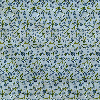 Floral Vines - Blue