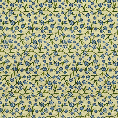 Floral Vines - Light Green
