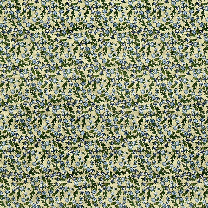 Ditsy Florals - Light Green