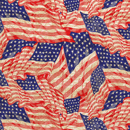 American Flags Aged