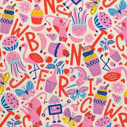 Pink Alphabet Toss