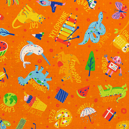 Orange Alphabet Toss