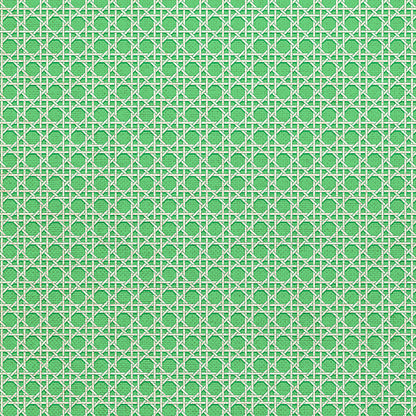 Cane - White on Green