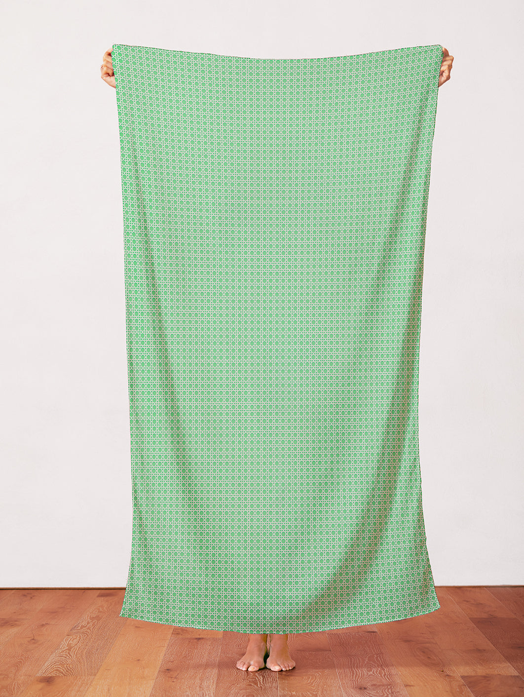Cane - White on Green