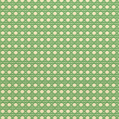 Cane - Green on White