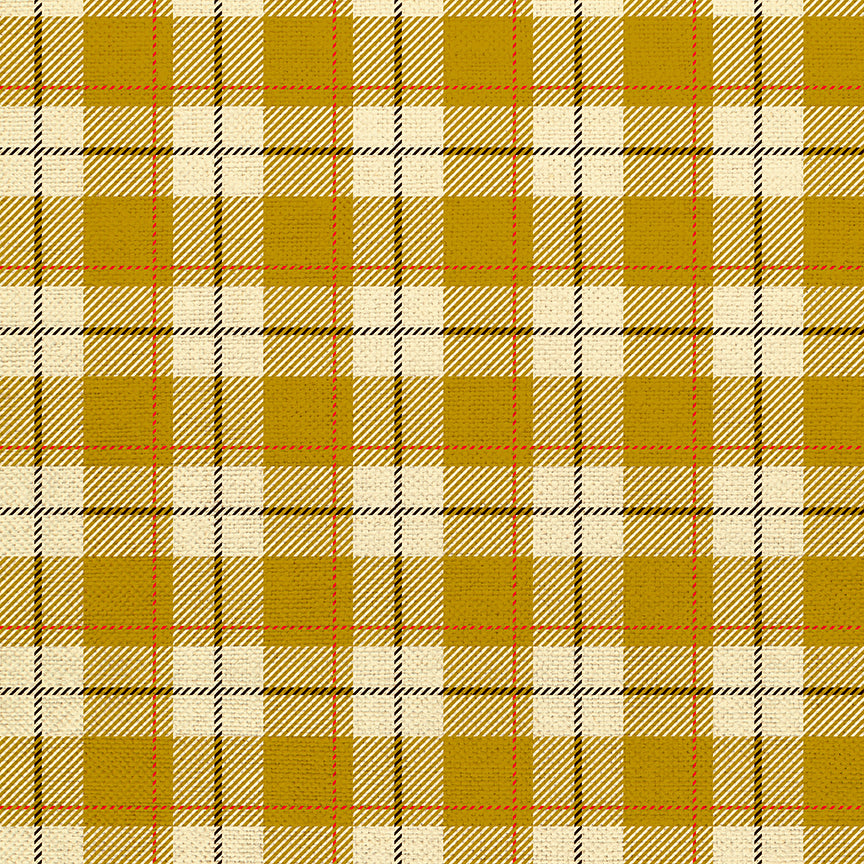 Plaid - Gold
