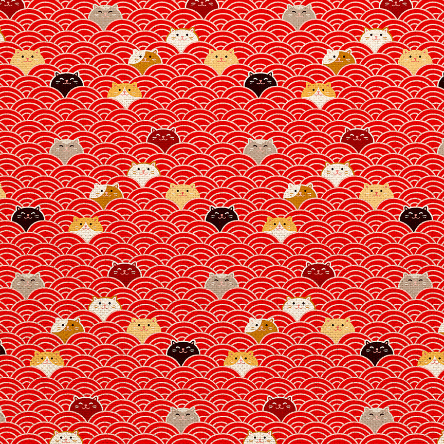 Cat Scallop - Red