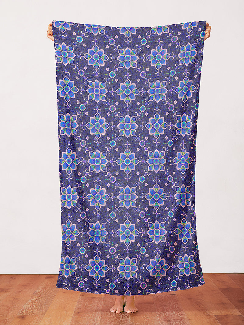 Tile Medallions - Dark Blue