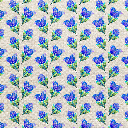 Tulips - Grey/Blue