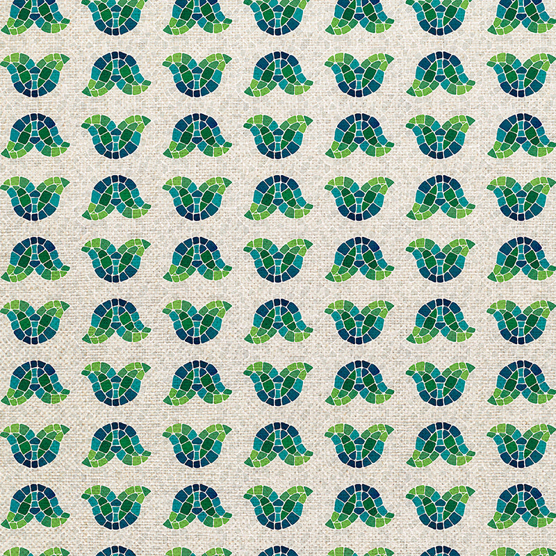 Tulip Petals - Green/Blue
