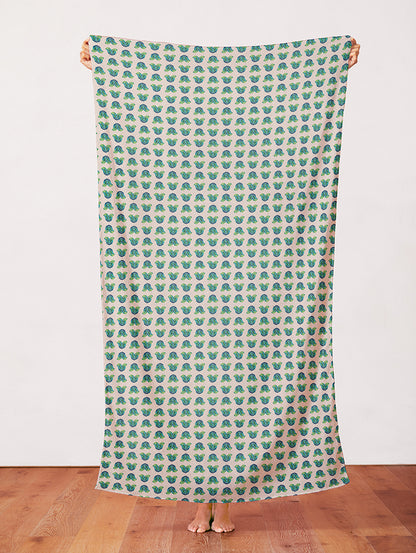Tulip Petals - Green/Blue