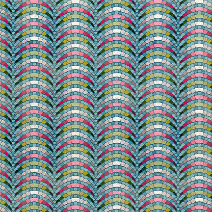 Arch Stripe - Aqua/Pink